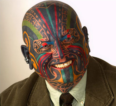 The world is a strange but amazing place » tattoo-face